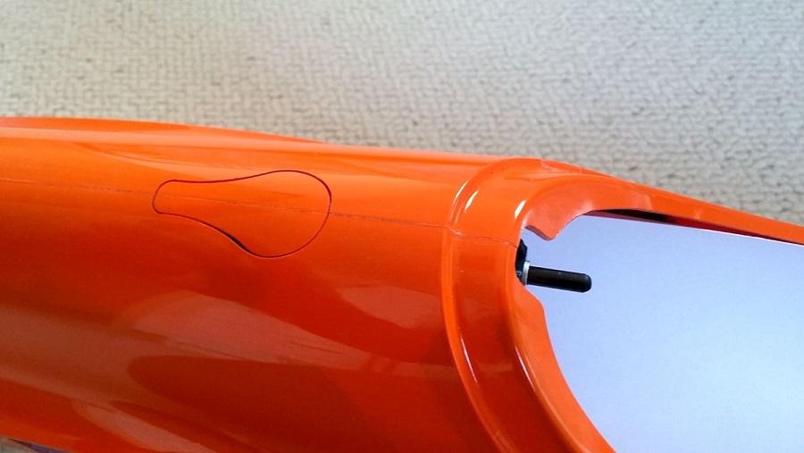 Locking pin extended