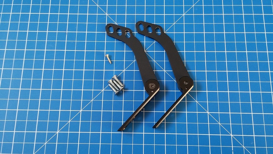 The metal parts. The bolt are longer than needed, it's what I had laying around. But they don't touch anything inside the transmitter