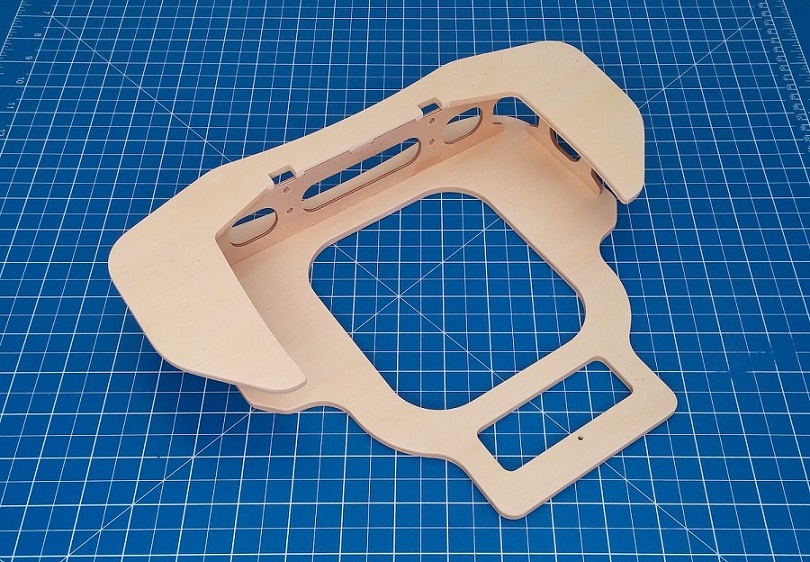 The parts glued together with aliphatic resin