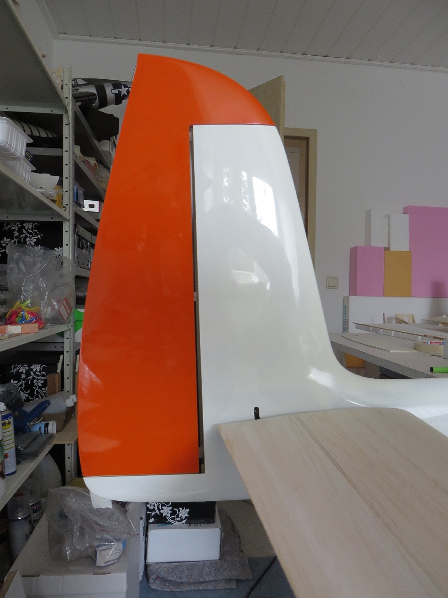 Testfit on the fuselage