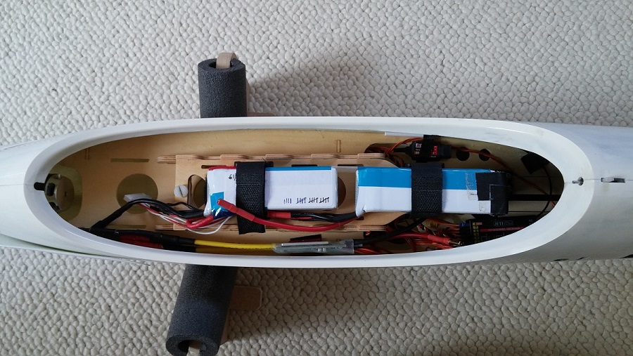 Battery in place